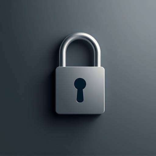 Lock icon representing data security